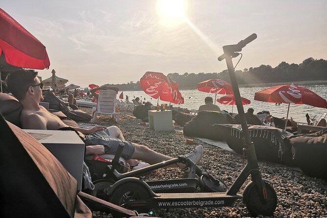 Belgrade: Ada Lake tour with E-Scooter