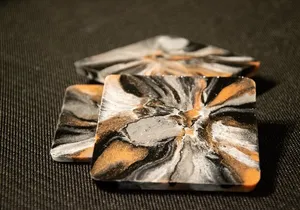 Resin Artwork in a Nolita Artist's Studio