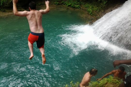 Blue Hole, Dunn's River Falls Luminous Lagoon Excursion From Montego Bay