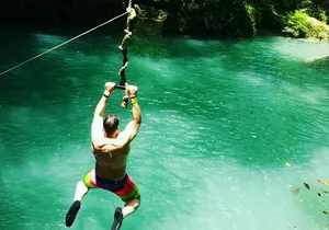 Blue Hole Waterfalls Tour from Falmouth