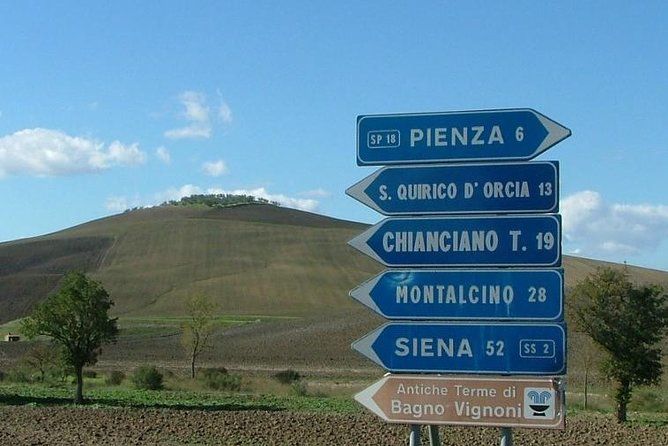 Montepulciano, Montalcino, Pienza from Florence