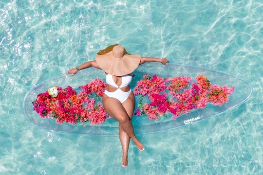 Flowers Clear Kayak Photoshoot In Montego Bay