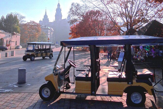 Krakow: Private Grand City Tour by golf cart (hotel pick up)