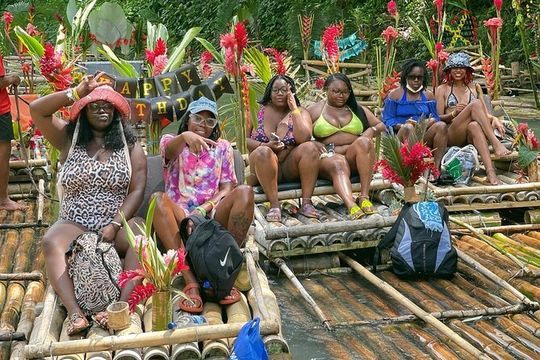 Bamboo Rafting and Catamaran Boat Cruise in Montego Bay