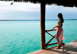 Tour Bacalar + Pontoon Ride Lagoon from Cancún & Playa del Carmen