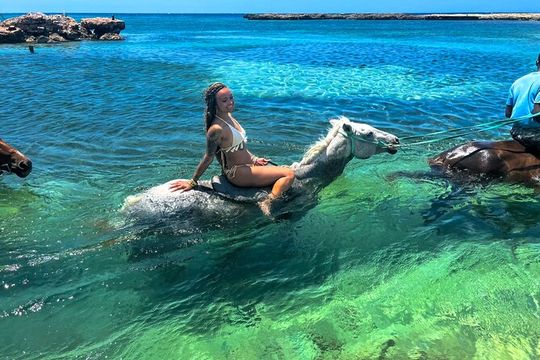 Martha Brae Bamboo River Rafting & Horse Back Riding Private Tour