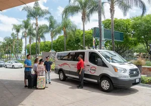 Shared Airport Departure Transfer: Anaheim, Buena Park or Garden Grove to LAX International Airport