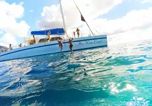 Isla Mujeres tour in a Catamaran with snorkel, open bar, lunch