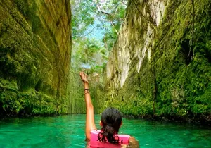 Xcaret Plus Tour! Full Day Nature Adventure + Round Transportation from Cancun