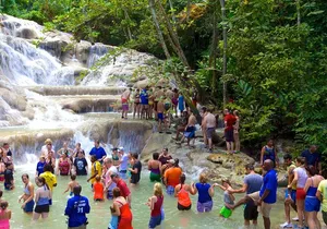Blue Hole Dunn’s River and Island Gully Falls Guided Tour