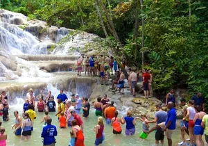 Blue Hole Dunn’s River and Island Gully Falls Guided Tour