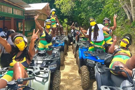 ATV, Bamboo Rafting, Horseback Ride & Blue Hole Falls Ocho Rios