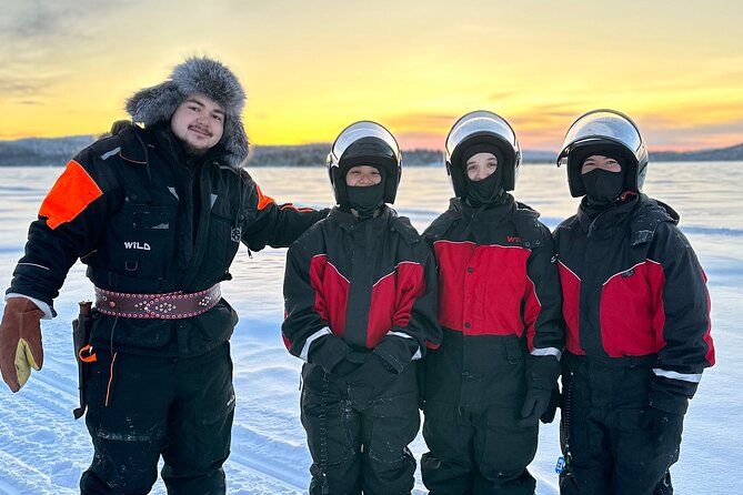 Snowmobile Safari to Lake Inari, meet & feed Reindeers, Lunch