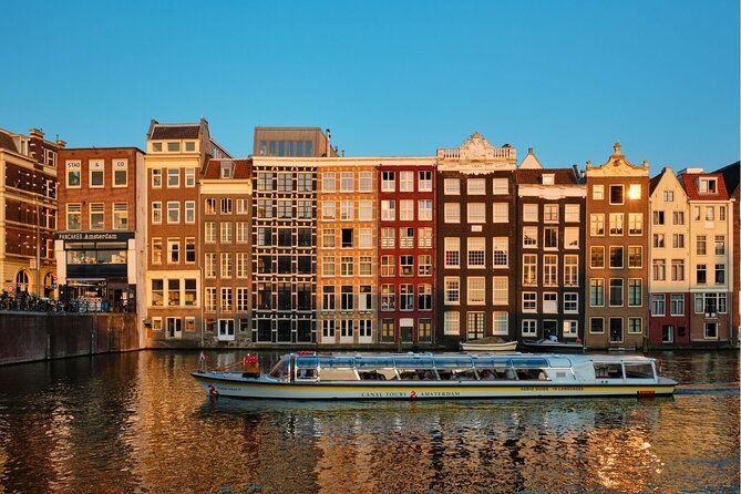 Amsterdam Sightseeing Canal Cruise with Wine & Cheese Option