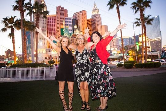 Las Vegas Strip by Super Stretch Limo with Personal Photographer