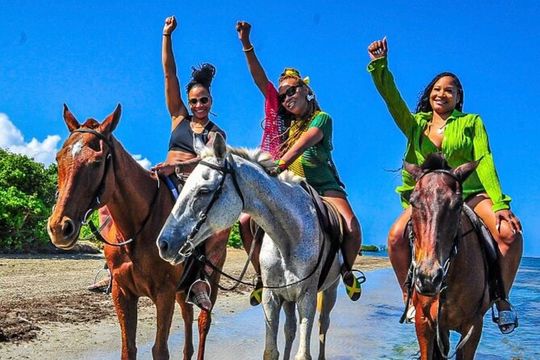 Dunns River/Horseback Ride & Swim Combo Montego Bay Jamaica
