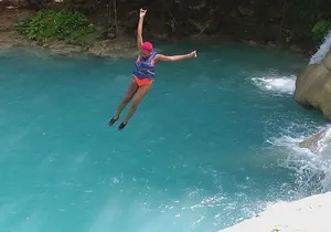 Blue Hole and Konoko Falls Park Private Tour