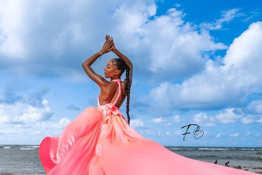 Flying dress session