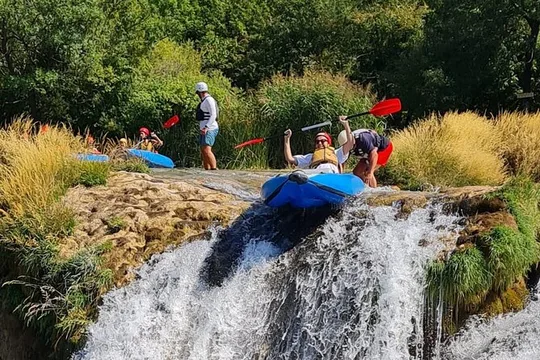 Canoe safari adventures at Zrmanja river day tour