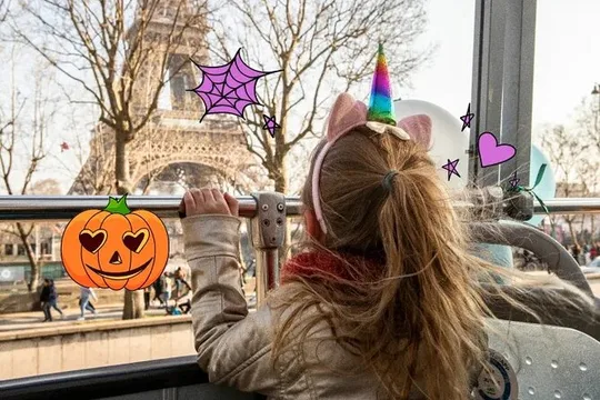 Paris Tootbus Kids Tour Sightseeing Live Guided Tour