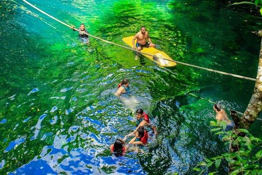 Drive An Atv, Live The Experience Of Ziplining And Swim On A Real Cenote