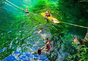 Drive An Atv, Live The Experience Of Ziplining And Swim On A Real Cenote