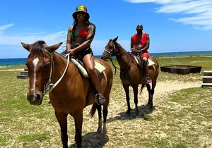 Bamboo Rafting & Horseback Ride n Swim Guided Tour In Montego Bay