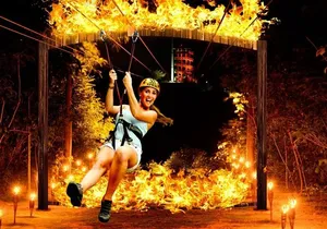 Extreme Adventure - Xplor Fuego All Inclusive from Riviera Maya