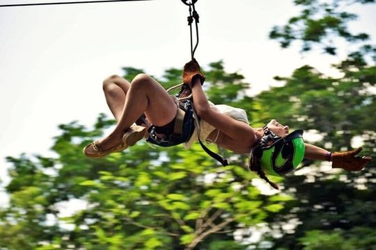 Extreme Experience From Cancun (Atv Shared, Zipline and Cenote)