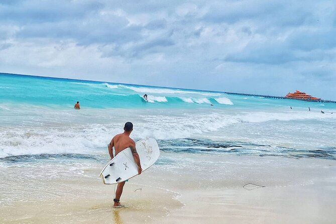 Surfboard Rental At Surf School In Playa Del Carmen Center