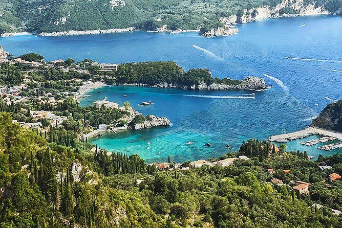 Corfu: Palaiokastritsa, Lakones & Kratsalo with Shore Option