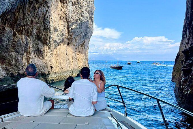 Private boat tour from Naples to Capri+Amalfi Coast JEANNEAU DB43
