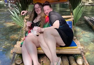 Private Bamboo River Rafting and Limestone Massage