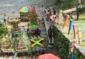 Experience Bambo Rafting on Lethe River with Limestone Massage