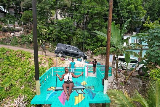 Bali Style swing with Dunn's River Falls & Secret Falls