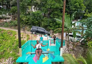 Bali Style swing with Dunn's River Falls & Secret Falls