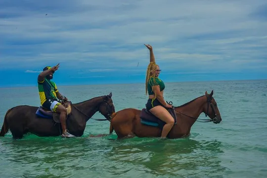 Ocean Horse-Back Riding & Bamboo Rafting experience