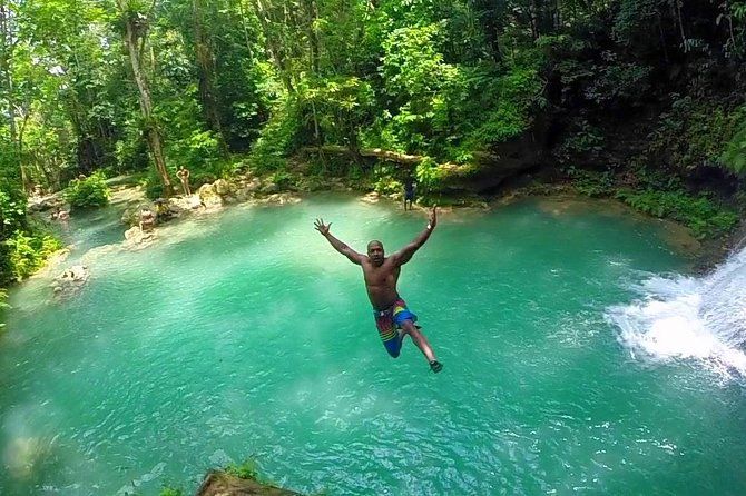 Secret Falls Blue Hole And zipline Adventure from Ocho Rios
