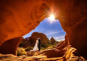Fire Rock Wedding at Redstone Dune Trails