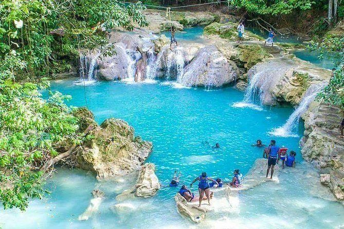 Blue Hole and Secret Falls plus Luminous Lagoon Tour