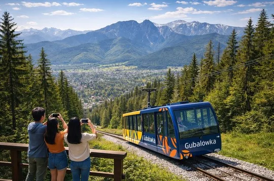 Krakow-Zakopane, Cable Car & Thermal Baths Day Trip with Pickup