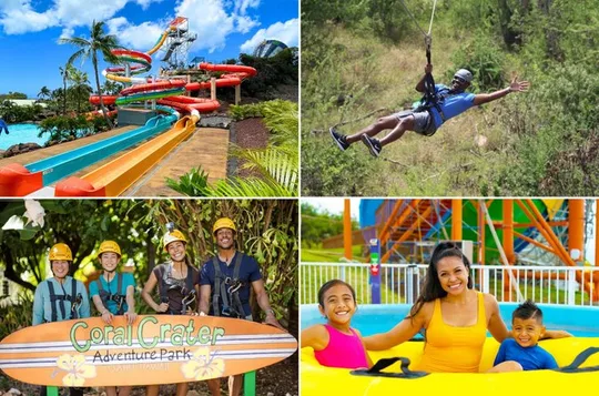 Oahu: Zipline and Wet 'n' Wild Waterpark Combo