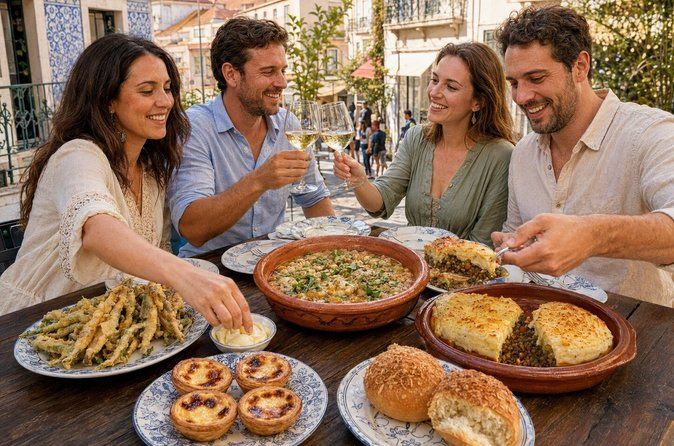 Lisbon Baixa Street Food Tour: Piri Piri and Bifana Full Meal