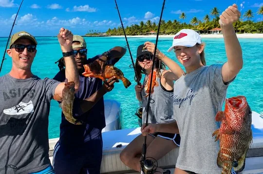 Private half day reef fishing with lunch