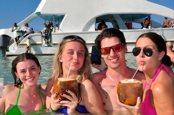 Sunset Party Boat Excursion with Lunch Drinks + Pick Up and DJ