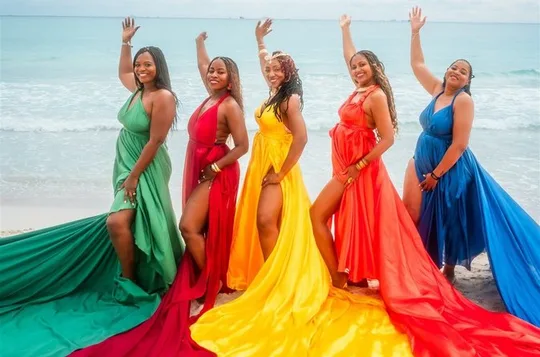 Flying Dress Photoshoot in Playa del Carmen