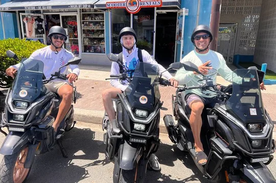 Motor Scooter Rentals on the Coast of San Juan