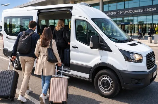 Shuttle to and from Rome City Hotels to Fiumicino Airport