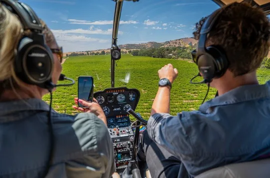 Private 10-Minute Helicopter Flight over Jacobs Creek