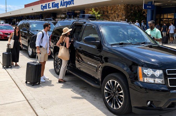 Private Airport Transfers - One Way - up to 4 - St. Thomas USVI